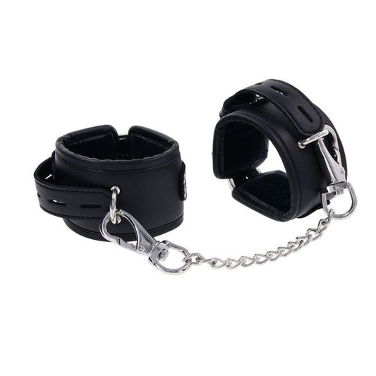 Sportsheets EDGE BDSM Play Handcuffs Restraints Black - Masks And Blindfolds
