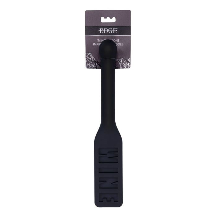 Sportsheets EDGE MINE Silicone Spanking BDSM Paddle Black - Paddles And Slappers