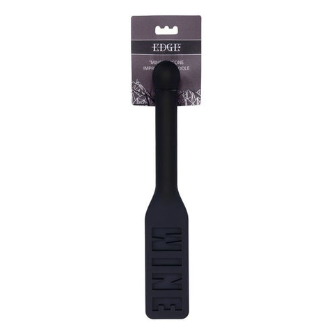Sportsheets EDGE MINE Silicone Spanking BDSM Paddle Black - Paddles And Slappers