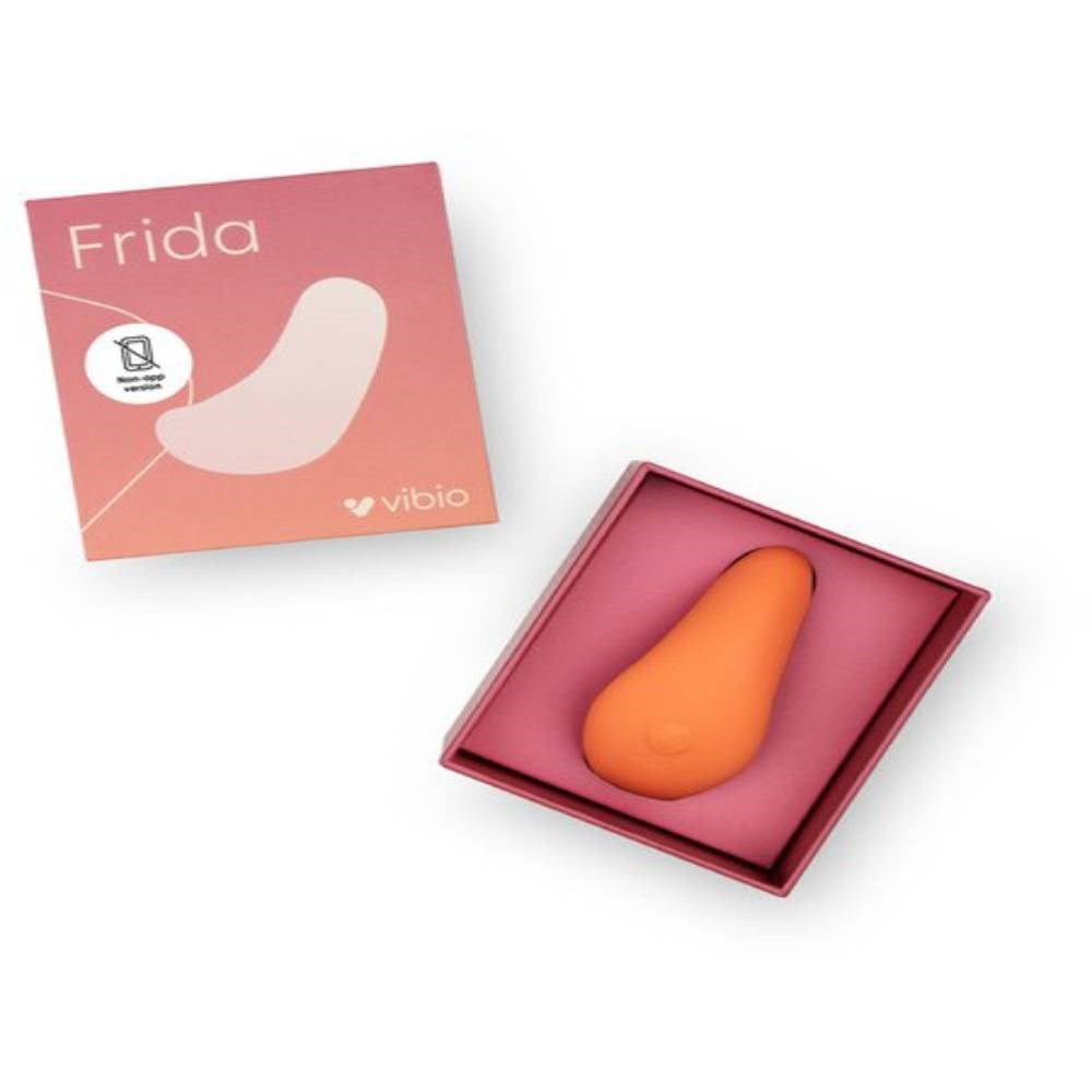 Vibio Frida Lay On 5 Functions Wearable Clitoral Massager Peach - - Clit Ticklers and Pulsators