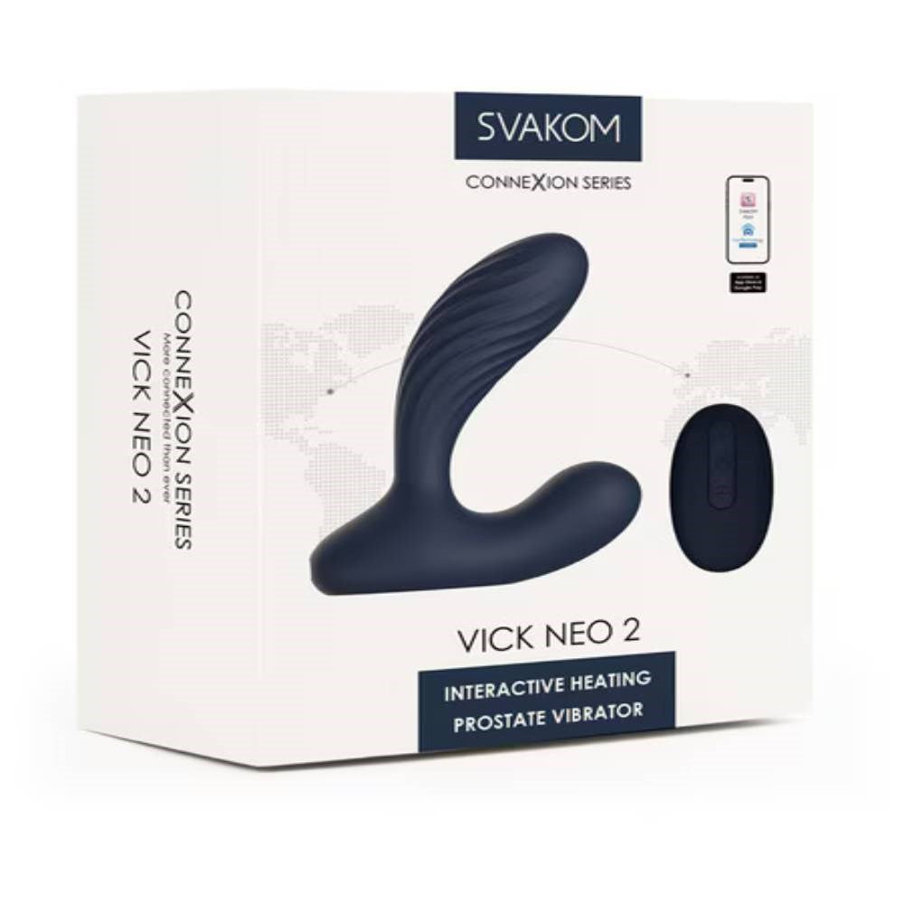 Svakom Vick Neo 2 Interactive Rechargeable Prostate Vibrator - - Prostate Sex Toys