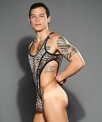 Andrew Christian Plush Tiger Mens Singlet - Mens Briefs And Boxers
