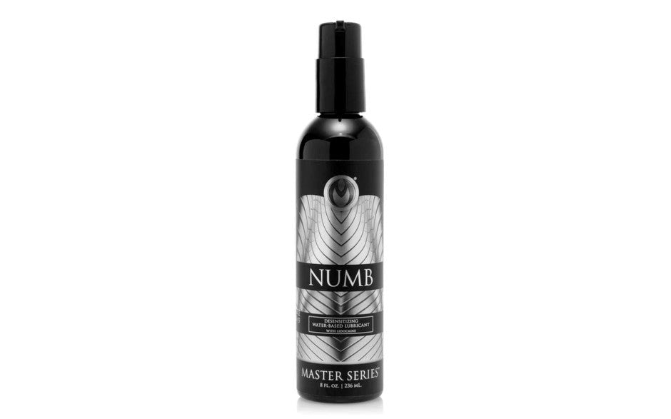 Master Series Numb Desensitizing Water Based Lubricant - - Water Based Lubes