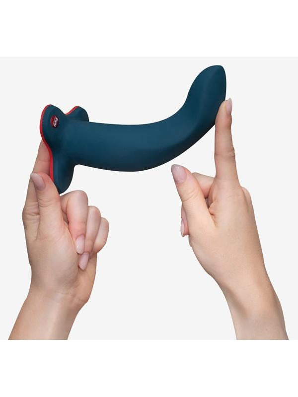 Fun Factory Limba Flex L Fit Non Vibrating Dildo Velvet Blue - Anal Dildos