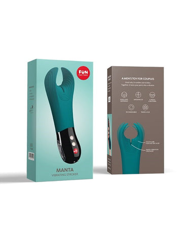 Fun Factory Manta Vibrating Male Stroker - Masturbators and Strokers