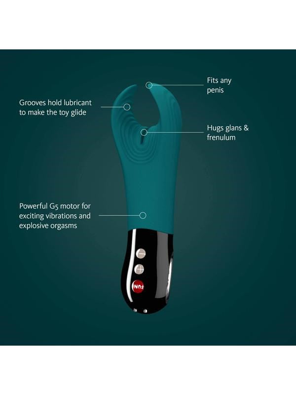Fun Factory Manta Vibrating Male Stroker - Masturbators and Strokers