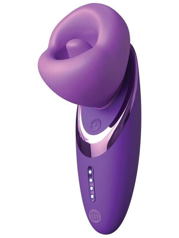 Fantasy for Her Pleasure Sucker Clitoral Vibrator Purple - Clit Ticklers and Pulsators