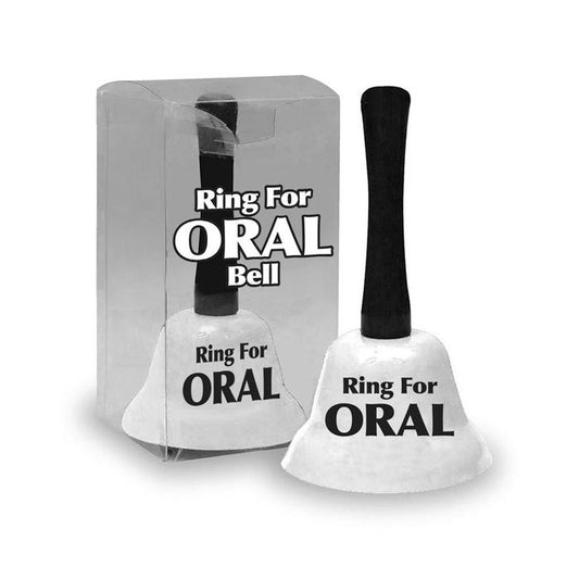 Little Genie Ring For Oral Novelty Bell White - Party Gifts and Novelties