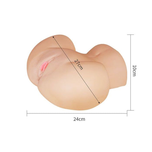 Lovetoy Feel Me Bare Perfect Pussy & Ass Masturbator Flesh - Masturbators and Strokers