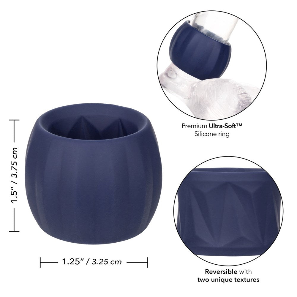California Exotics Viceroy Reverse Stamina Cock Ring - Stretchy Cock Rings