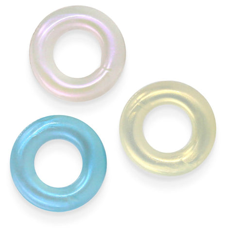 NS Novelties Fantasia Stamina Cock Rings Set Multicolor - Cock Ring Sets