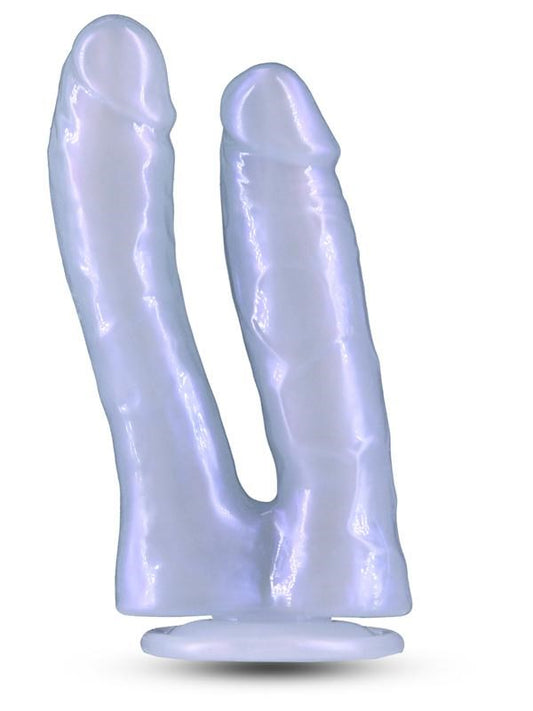 Colours Fantasia Double Trouble Realistic Dong Azure - Double Ender