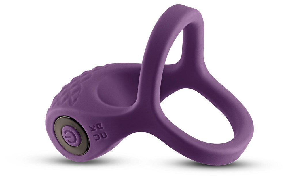NS Novelties INYA Valiant Vibrating Cock Ring Berry - Vibrating Cock Rings