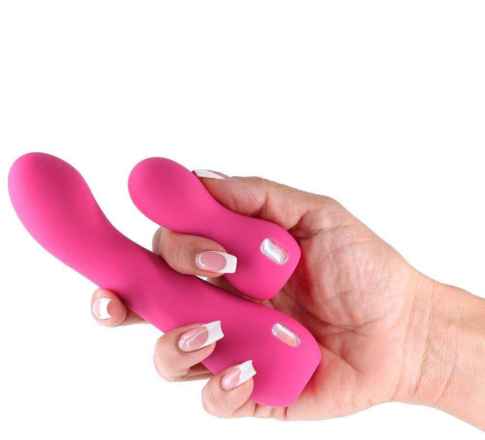 NS Novelties INYA Couplet Curved G Spot Vibrator Pink - G-Spot Vibrators