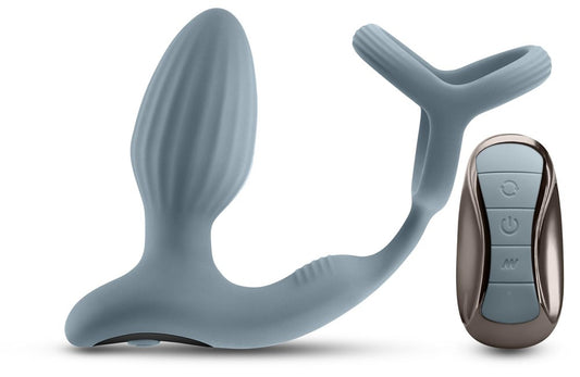 Renegade Pinnacle Vibrating Prostate Massager Gray - Prostate Sex Toys