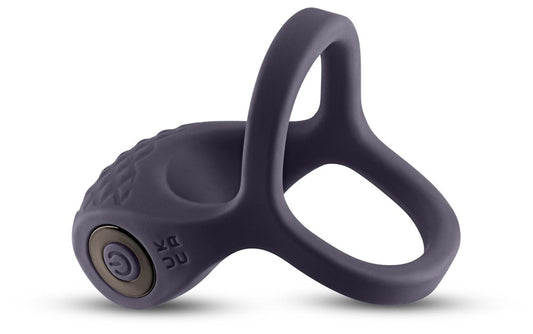 Renegade Valiant Rechargeable Mens Cock Ring Gray - Vibrating Cock Rings