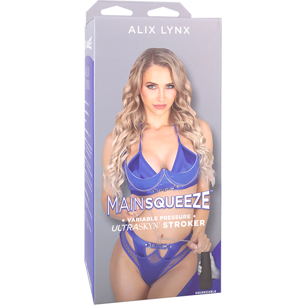 Main Squeeze Alix Lynx Realistic Pussy Stroker Vanilla - Masturbators and Strokers
