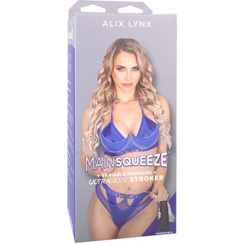 Main Squeeze Alix Lynx Realistic Pussy Stroker Vanilla - Masturbators and Strokers