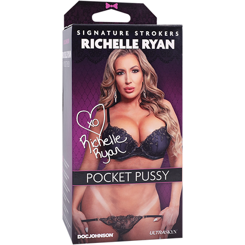 Doc Johnson Richelle Ryan Pocket Pussy Signature Strokers - Masturbators and Strokers