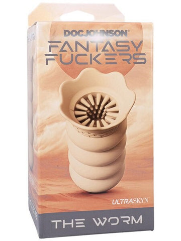 Doc Johnson Fantasy Fuckers The Worm Male Masturbator - Masturbators and Strokers