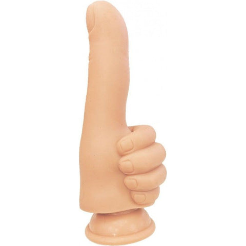 Hott Products Finger Fest Thumbs Up Realistic Dildo Flesh - Realistic Dildos