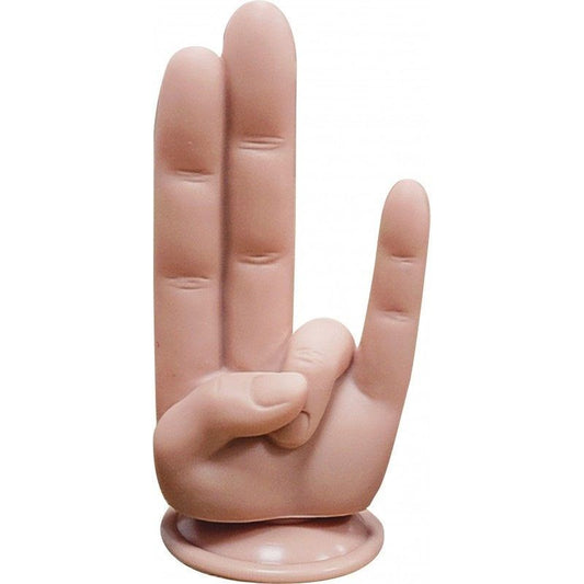 Hott Products Finger Fest The Shocker Realistic Dildo Flesh - Realistic Dildos