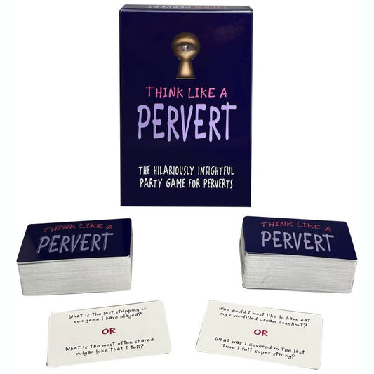 Kheper Think Like A Pervert Adult Card Game - Sex Games, Coupons and Tricks