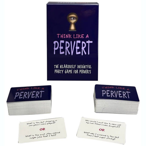 Kheper Think Like A Pervert Adult Card Game - Sex Games, Coupons and Tricks
