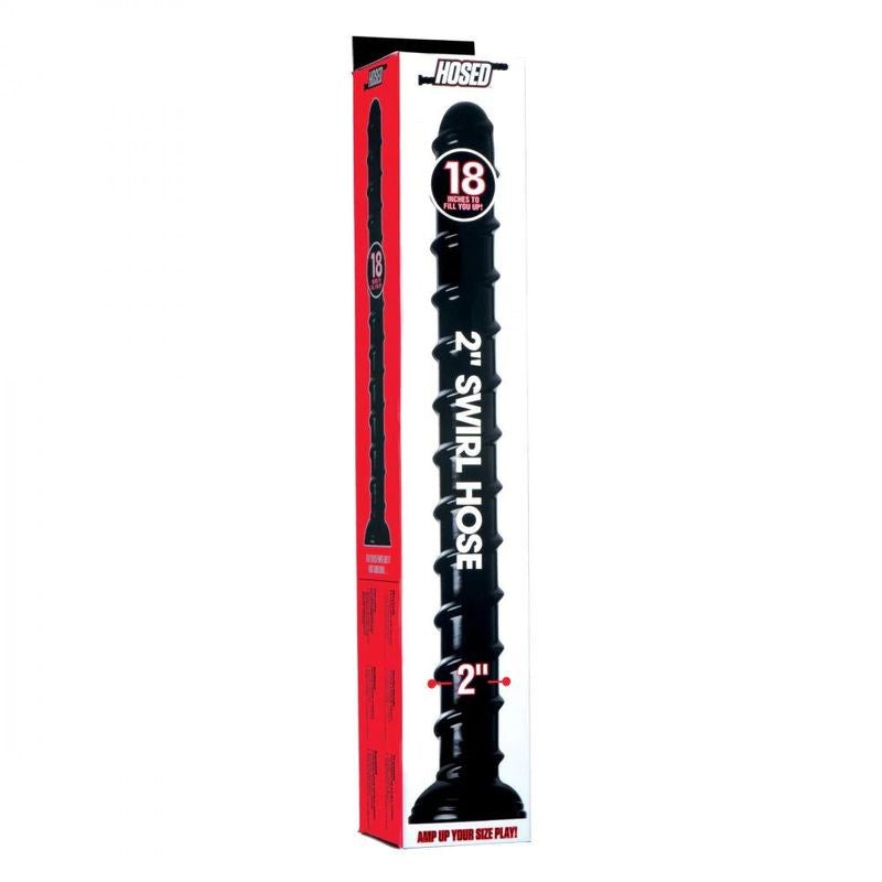 Hosed 18 Inches Swirl Thick Anal Snake Large Dildo - - Anal Dildos