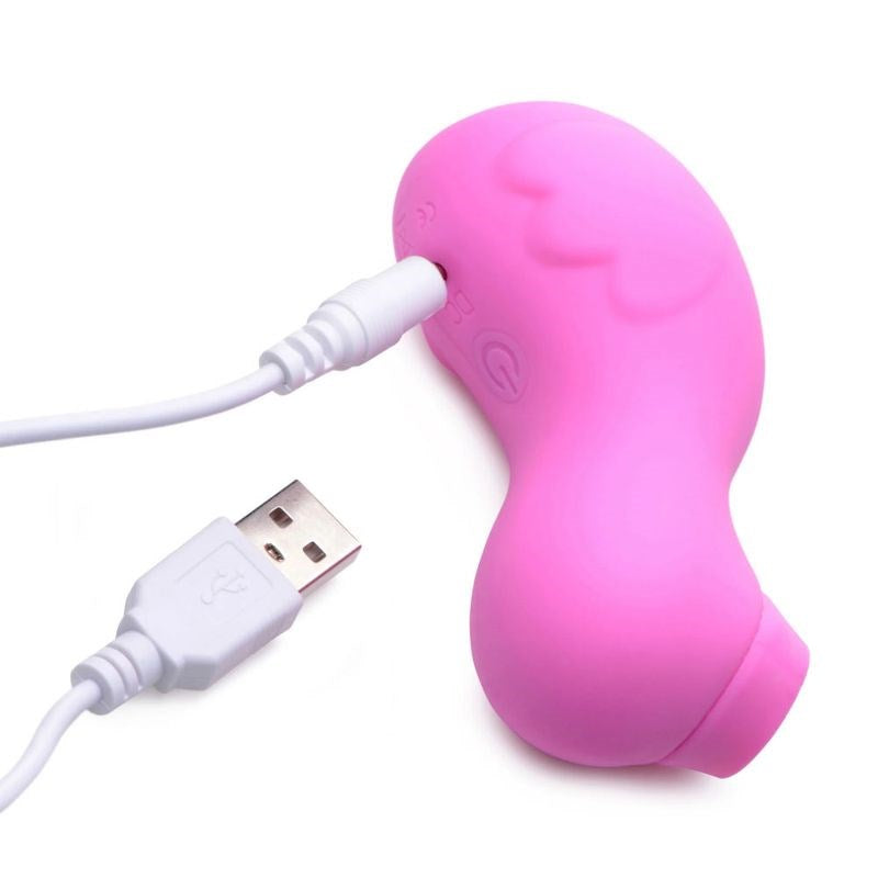 Shegasm Sucky Ducky Silicone Clitoral Stimulator Pink - - Clit Ticklers and Pulsators