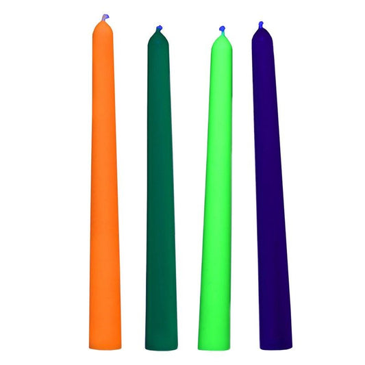 Master Series Glow Wax UV Blacklight Drip Candles 4 Piece - Sex Pheromones and Perfumes