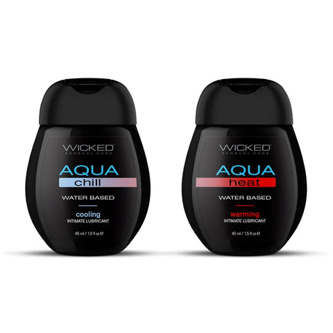Wicked 2 Pack Water Based Lubricant Sensation Kit 120 ml - Water Based Lubes