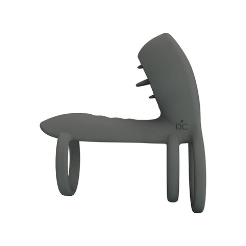 Pretty Love Jammy Master Vibrating Cock Ring Grey - Vibrating Cock Rings