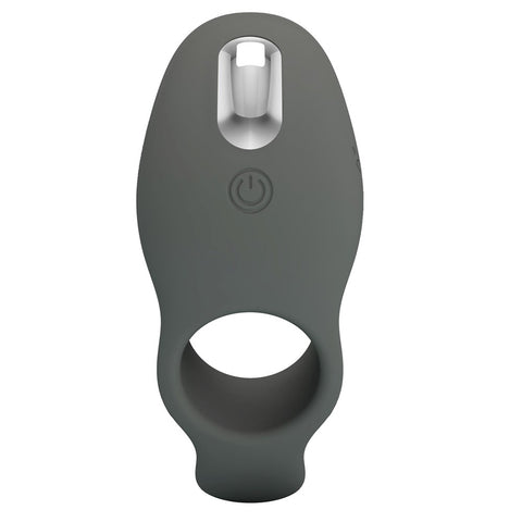 Pretty Love Cumulus Master Ring Erection Enhancer Grey - Vibrating Cock Rings