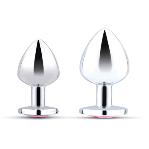 b-Vibe Jewel Metal Butt Plug Training Set - Butt Plugs