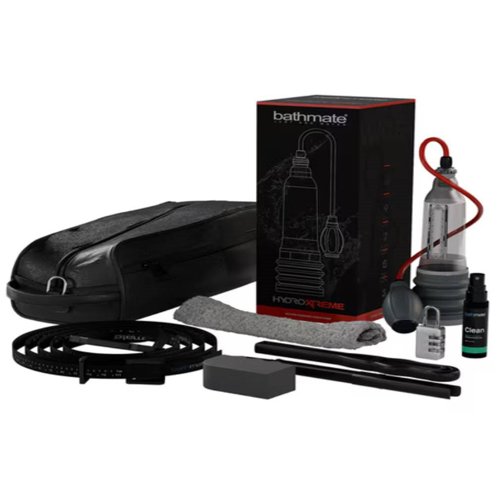 Bathmate Hydroxtreme6 Hydro Penis Pump and Kit Clear - - Penis Pumps And Stretchers