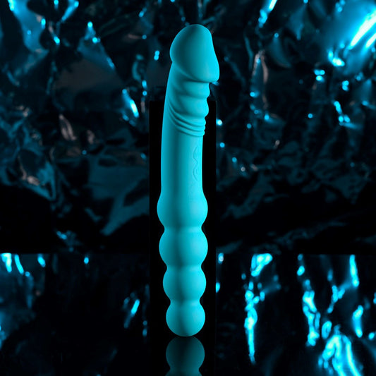Evolved FLIP FLOP Dual Ended Vibrating Dildo Blue - Vibrating Dildos
