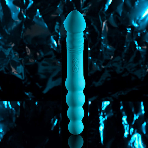 Evolved FLIP FLOP Dual Ended Vibrating Dildo Blue - Vibrating Dildos