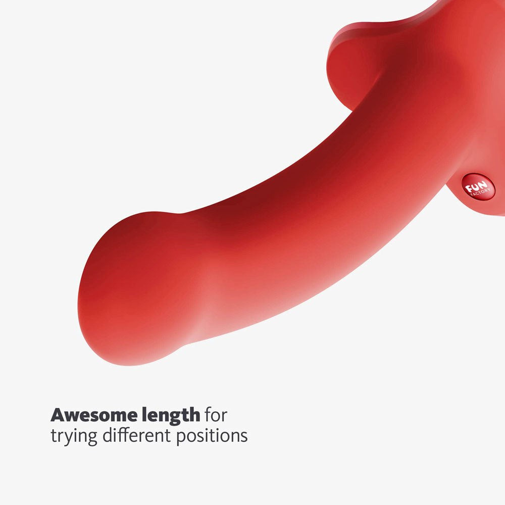 Fun Factory MAGNUM Strap On Dildo Coral Orange - Strap On Sextoys