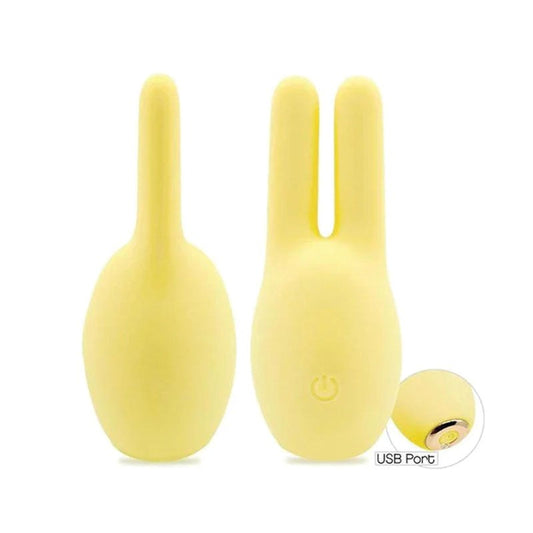 Icon Brands Buzzy Buddy Honey Bunny Clitoral Massager Yellow - Clit Ticklers and Pulsators