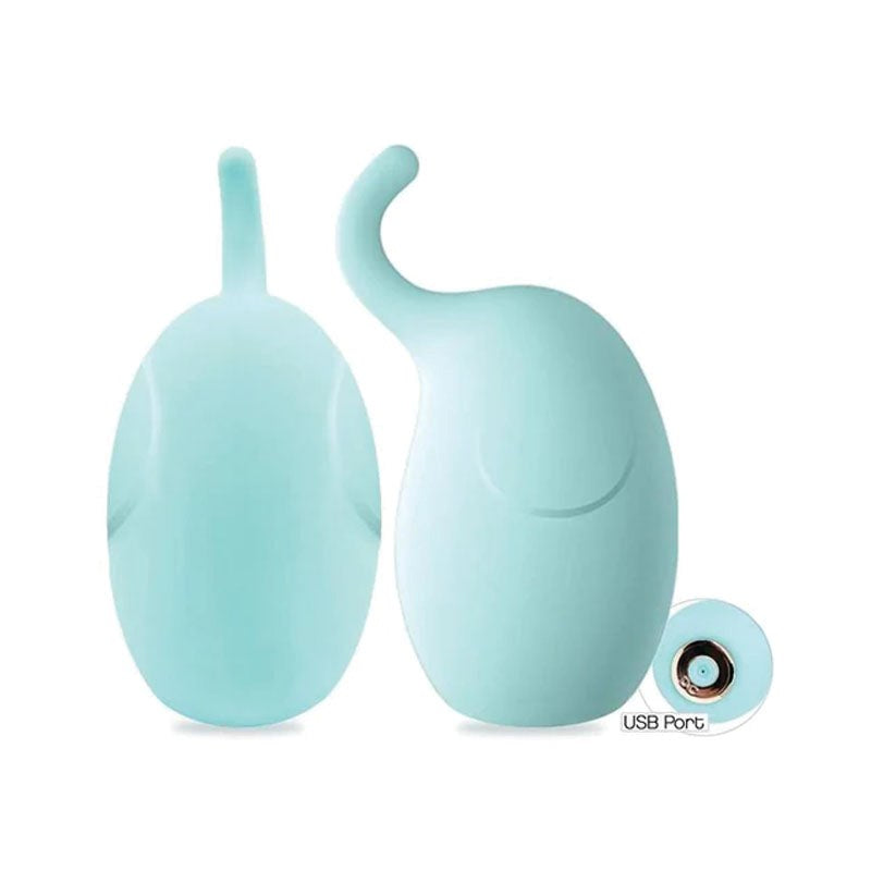 Icon Brands Buzzy Buddy Hunk With A Trunk Clitoral Vibe Aqua - - Clit Ticklers and Pulsators