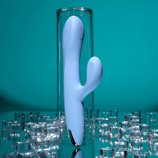 Playboy Pleasure UP AND AWAY Rabbit Vibrator Blue - Rabbit Vibrators