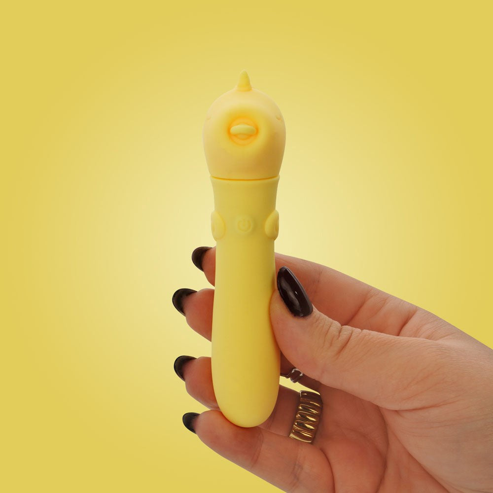 Unihorn Bean Blossom Bullet Vibe Yellow - - Bullet Vibrators