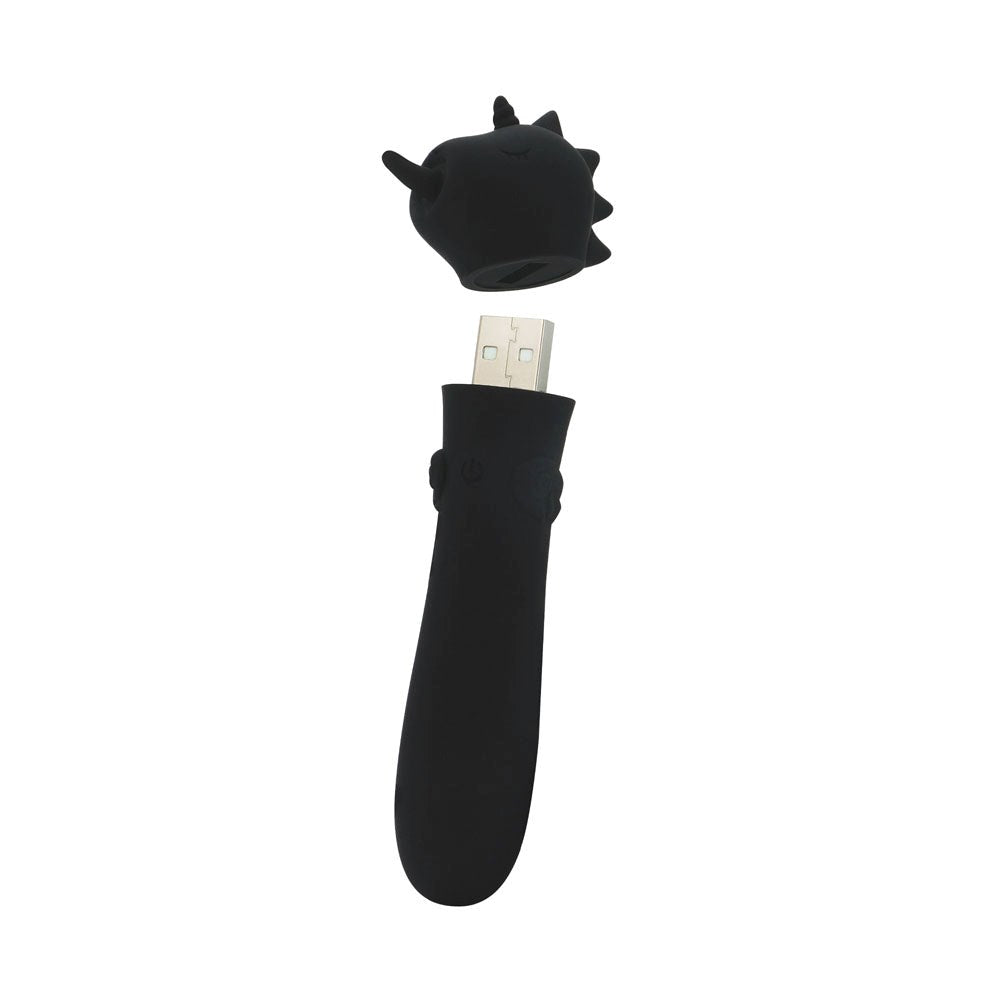 Unihorn Wild Spirit Bullet Vibe Black - - Bullet Vibrators