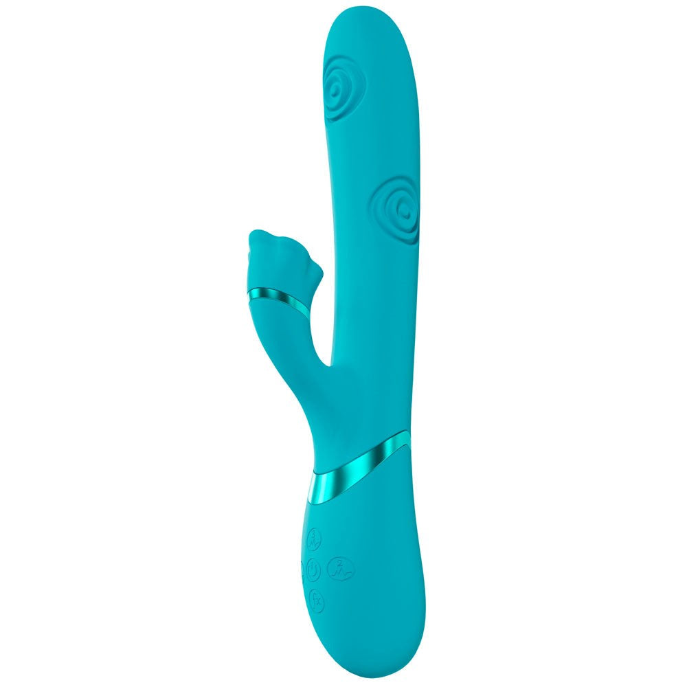 Shots Toys VIVE Fiore Tapping Rabbit Vibrator - - Rabbit Vibrators