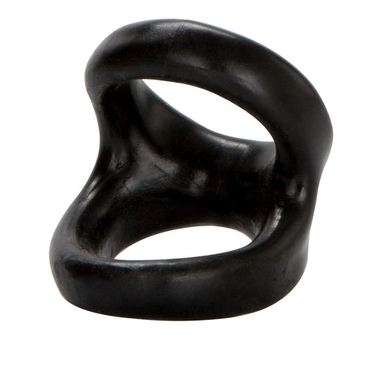 Colt Snug Tugger Erection Enhancer Cock Ring Black - Stretchy Cock Rings