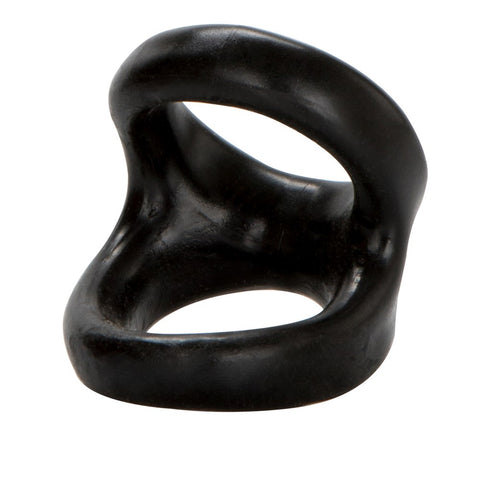 Colt Snug Tugger Erection Enhancer Cock Ring Black - Stretchy Cock Rings