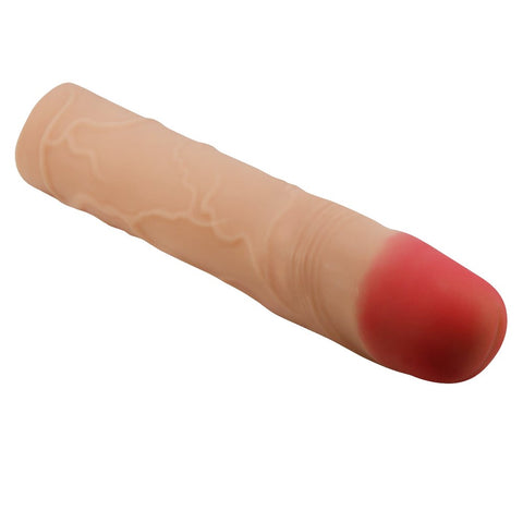 Pretty Love Kylian 7.1 Inch Llifelike Penis Extender Sleeve - Penis Sleeves and Extenders