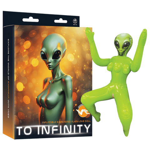 Excellent Power Ynez Doggy Style Inflatable Alien Love Doll - Love Dolls