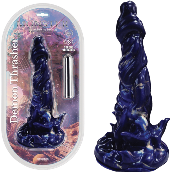 Monster Romance Demon Thrasher Vibrating Dildo - Vibrating Dildos
